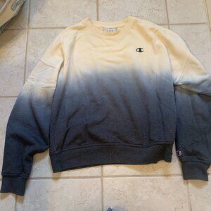 Women's Champion Sweatshirt Ombre Size Large